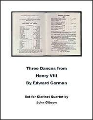 Three Dances from Henry VIII P.O.D. cover Thumbnail